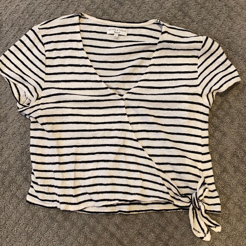 Striped crop top